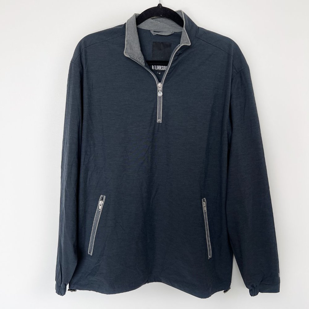 Linksoul Morris Quarter Zip Windbreaker Size Medium